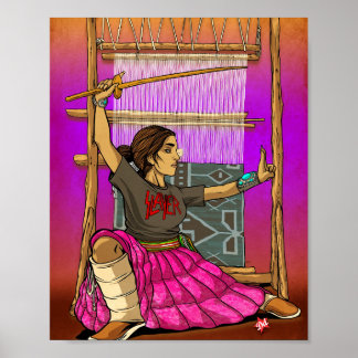 Lady Loom Slayer Poster