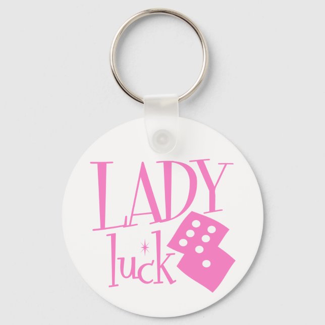 Lady Luck Dice Schlüsselanhänger (Vorderseite)