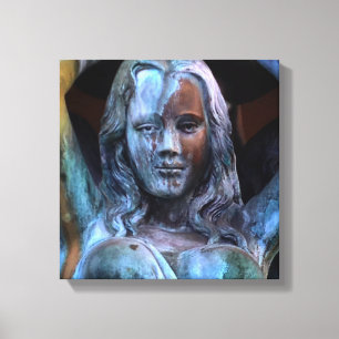 Lady luck leinwanddruck