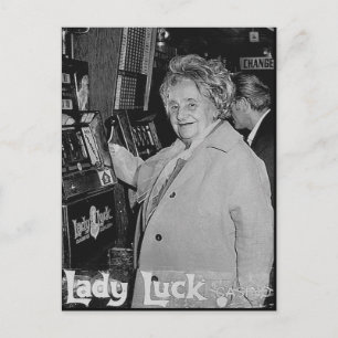 Lady Luck Postkarte