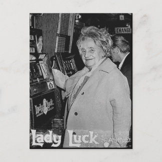 Lady Luck Postkarte