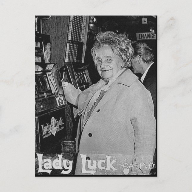 Lady Luck Postkarte (Vorderseite)