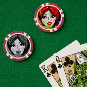 Lady Luck Spielabend Pokerchips