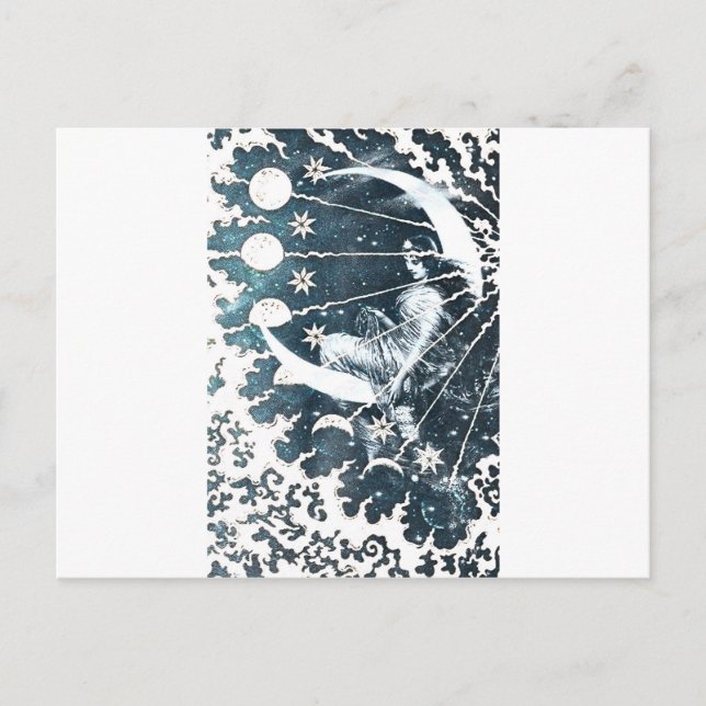 LADY LUNA POSTKARTE (Vorderseite)
