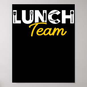Lady Lunch Team Mittagessen Lady Poster