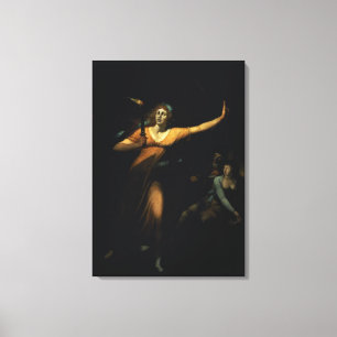 Lady Macbeth Sleepwalk, 1783 (Öl auf Leinwand) Leinwanddruck