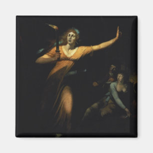Lady Macbeth Sleepwalk, 1783 (Öl auf Leinwand) Magnet