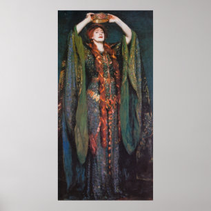 Lady Macbeth, von John Singer Sargent Poster