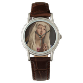 Lady Madonna Praying (Jungfrau Mary) (Christliche  Armbanduhr
