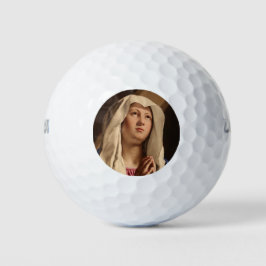 Lady Madonna Praying (Jungfrau Mary) (Christliche  Golfball