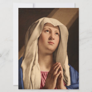Lady Madonna Praying (Jungfrau Mary) (Christliche Karte