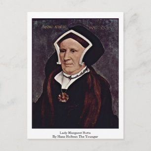 Lady Margaret Hinterns von Hans Holbein Postkarte