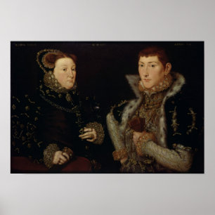 Lady Mary Nevill und ihr Sohn Gregory Fiennes Poster