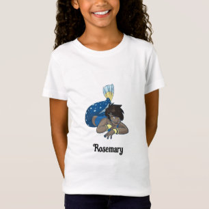 Lady Mermaid individuelle Name T-Shirt