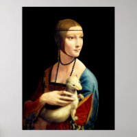 Lady mit einem Ermine von Leonardo Da Vinci