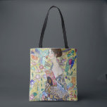 Lady mit einem Fan, Gustav Klimt<br><div class="desc">Gustav Klimt (14. Juli 1862 - 6. Februar 1918) war ein österreichischer symbolischer Maler und einer der prominentesten Mitglieder der Wiener Sezessionsbewegung. Klimt ist bekannt für seine Gemälde, Wandgemälde, Skizzen und andere Kunstobjekte. Neben seinen figurativen Werken, die Allegorien und Portraits enthalten, malte er Landschaften. Unter den Künstlern der Wiener Sezession...</div>