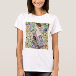 Lady mit einem Fan, Gustav Klimt T-Shirt
