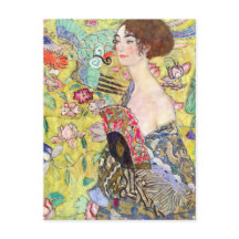 Lady mit Fan-Malerei