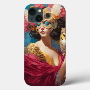 Lady mit Owl Fantasy Art Case-Mate iPhone Hülle