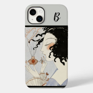 LADY MIT PERFUME FLASCHE ART DECO BEAUTY Monogramm Case-Mate iPhone 14 Plus Hülle