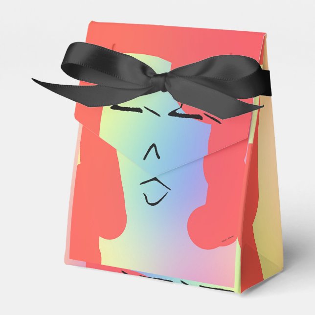 LADY MIT RED HAIR GESCHENKSCHACHTEL (Vorderseite)