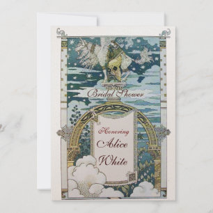 LADY MIT UNICORN BRAUTPARTY PARTY EINLADUNG