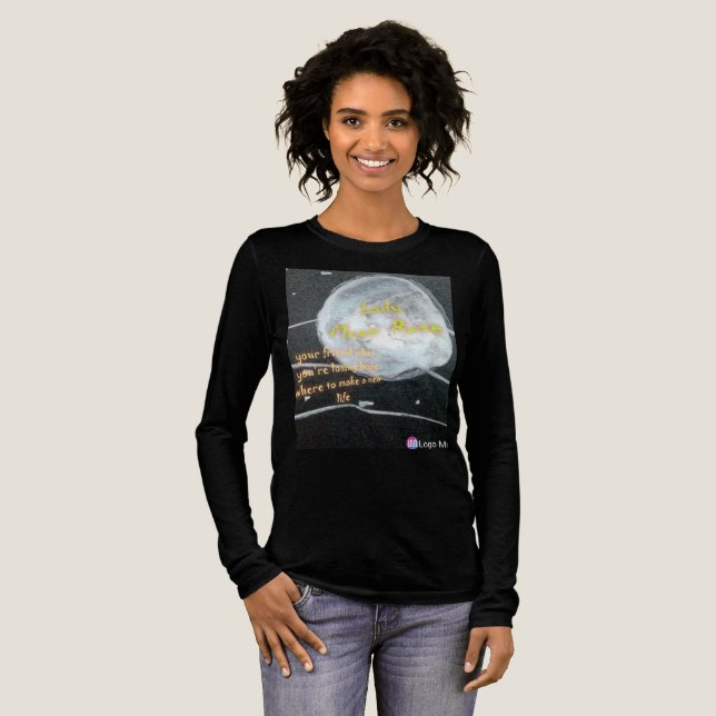 Lady Moonrose-Shirt Tri-Blend Shirt (Volle Vorderseite)