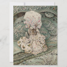 Lady Mouse in einer Mob Cap (von Beatrix Potter)