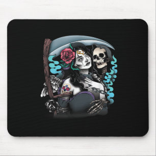 Lady Muerte Tattoo La Muerte Tattoo Lady Tattoo Ta Mousepad