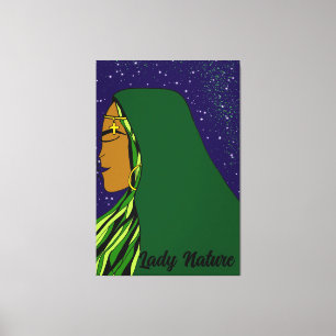 Lady Nature Canvas Print Leinwanddruck