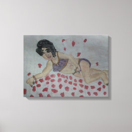 Lady Night Canvass Leinwanddruck