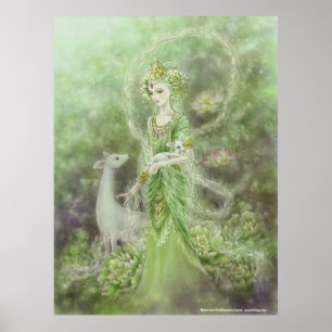 Lady of Compassion Art Print Poster