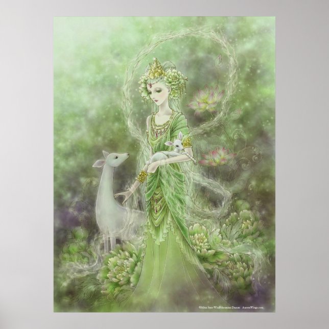 Lady of Compassion Art Print Poster (Vorne)