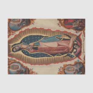 Lady of Guadalupe, 1780 von Sebastian Zalcedo Seidenpapier