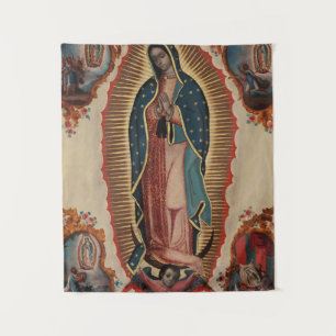 Lady of Guadalupe, 1780 von Sebastian Zalcedo Wandteppich