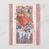 Lady of July Art Nouveau Birthstone Series