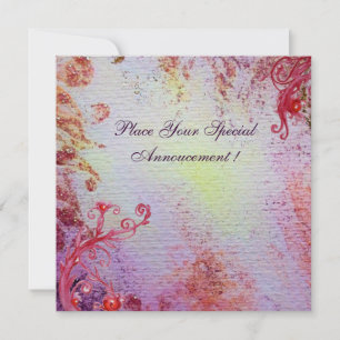 LADY OF LAKE 1 , lebendiges blaues, rosa metallisc