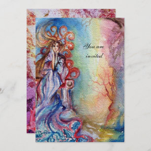 LADY OF LAKE 1, strahlend blauer Rosa Einladung