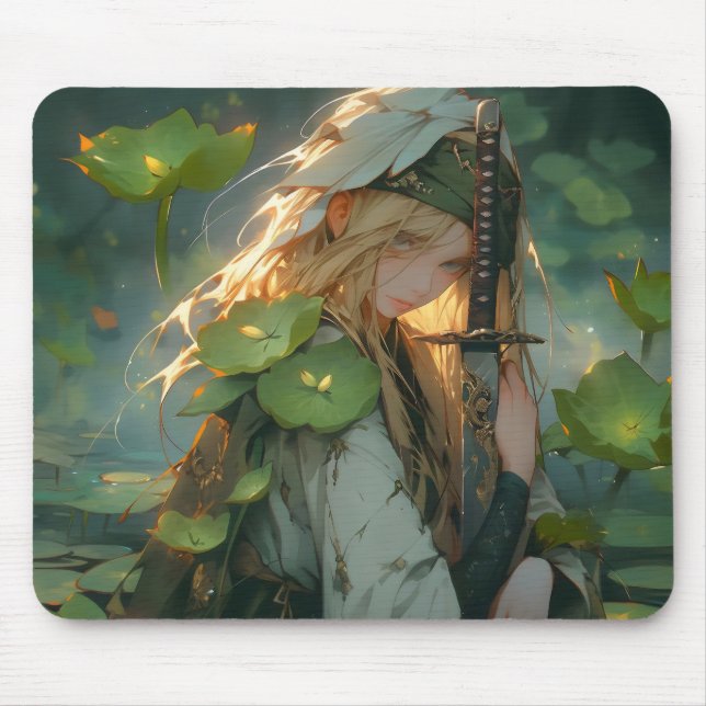 Lady of Lake Anime Fantasy Mousepad (Vorne)
