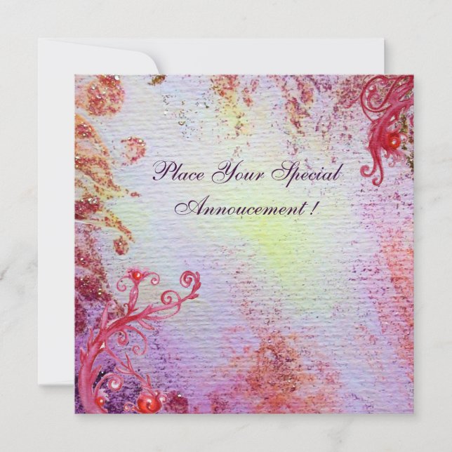 LADY OF LAKE Lebhaftes lila-blaues Rosa-Gold (Vorderseite)