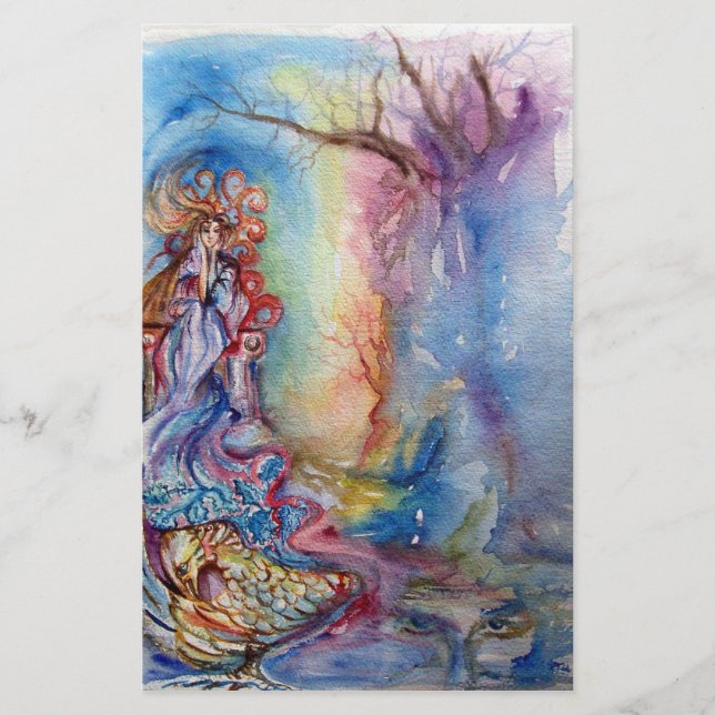 LADY OF LAKE , Magie und Mystery Briefpapier (Vorderseite)