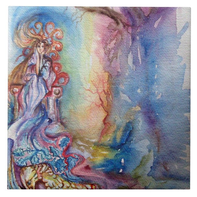 LADY OF LAKE / Magie und Mystery Fliese (Vorderseite)