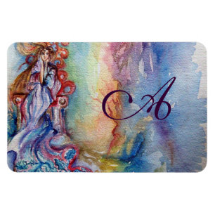 LADY OF LAKE / Magie und Mystery Monogramm Magnet