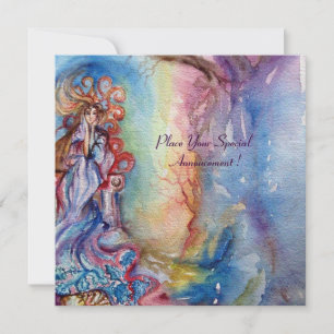 LADY OF LAKE strahlend, leuchtend blau, lila weiß