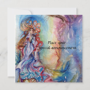 LADY OF LAKE strahlend, leuchtend blau, lila weiß Ankündigung