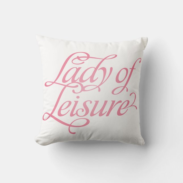 Lady of Leisure 2 Reversible Kissen (Vorderseite)