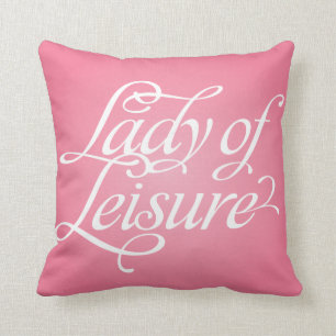 Lady of Leisure 2 Reversible Kissen