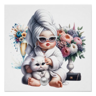 Lady of Leisure Wall Decor Poster