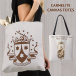 Lady of Mount Carmel mit Schild Wappen<br><div class="desc">Mit einem wunderschönen Bild von "Unsere Lady des Monte Carmel" und der Wappenschild *Schild der Karmelitenorden.</div>