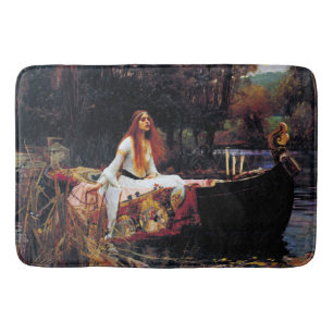 Lady Of Shallot auf dem Bootsanleger Art Bath Mat Badematte